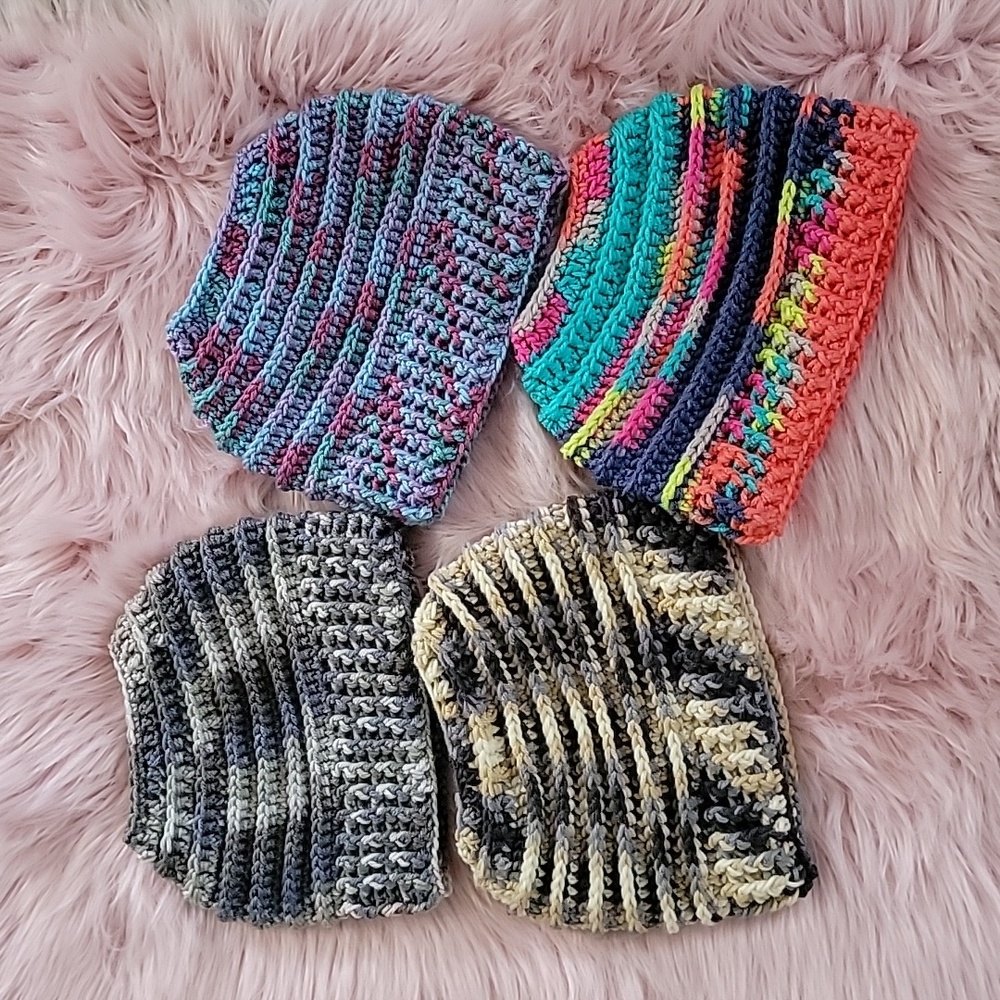 Bun Beanies - Handmade Crochet